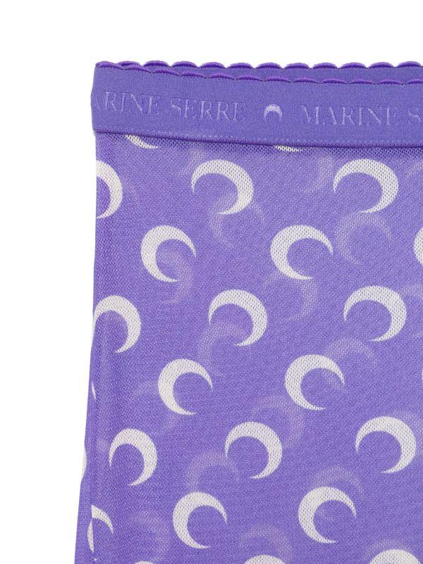 Browns Marine Serre Moongram-print Tights | Browns Pantyhose & Stockings