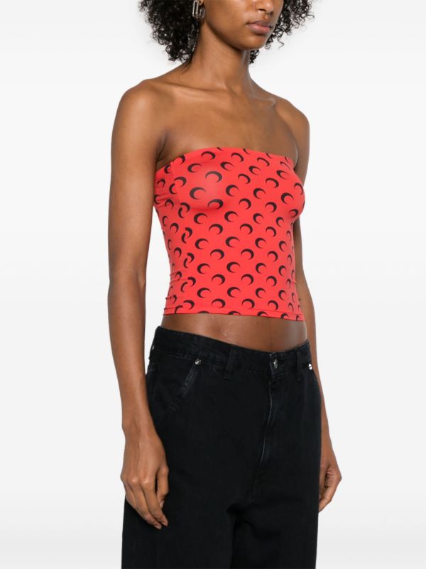 Browns Marine Serre Moonogram-Print Top | Browns Vests & Tank Tops