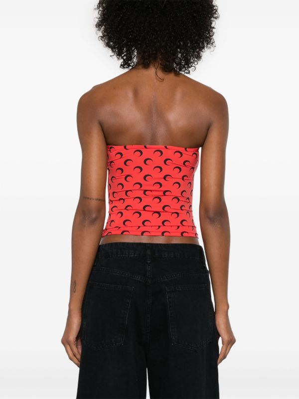 Browns Marine Serre Moonogram-Print Top | Browns Vests & Tank Tops