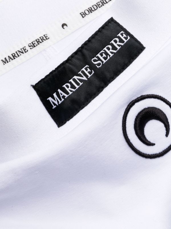 Browns Marine Serre White Logo Embroidered Briefs | Browns Panties