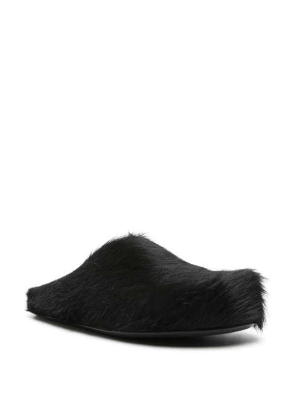 Browns Marni Black Fussbett Sabot Mules | Browns Slippers