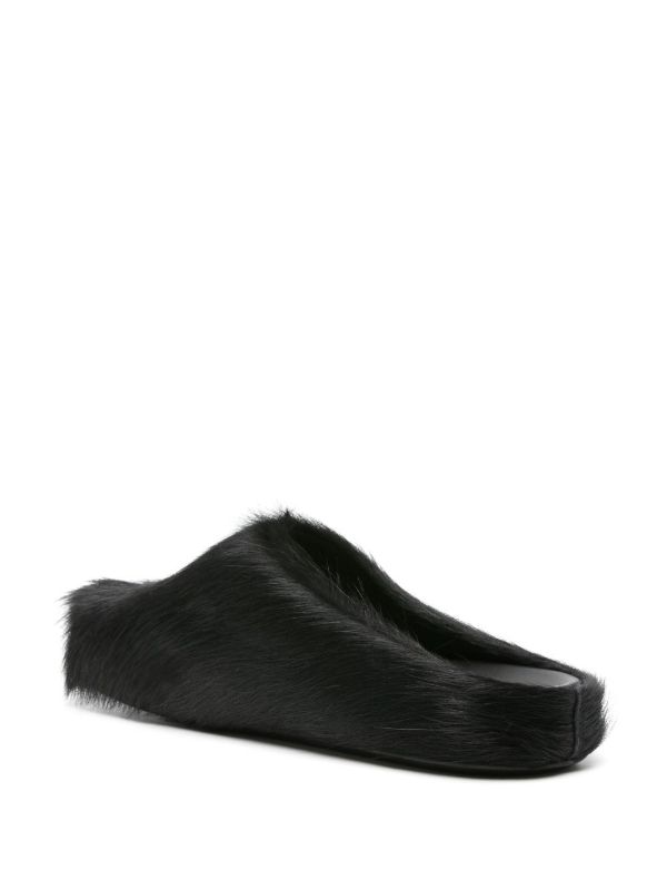 Browns Marni Black Fussbett Sabot Mules | Browns Slippers