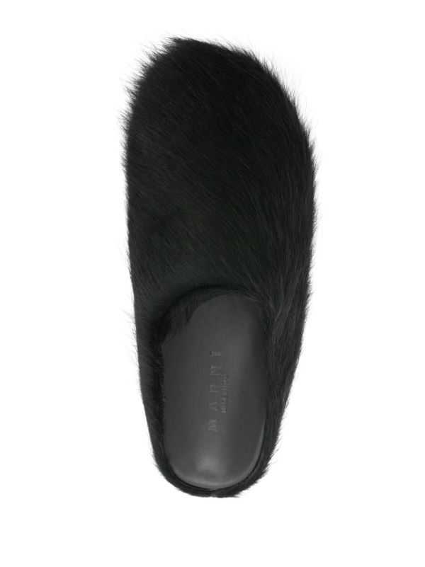 Browns Marni Black Fussbett Sabot Mules | Browns Slippers