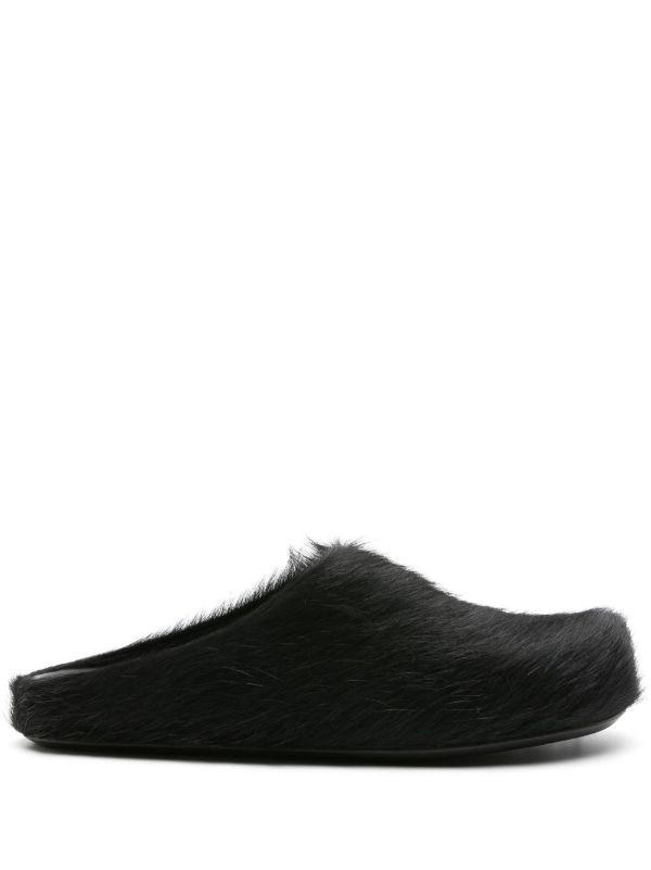 browns Marni Black Fussbett Sabot Mules | Browns Slippers