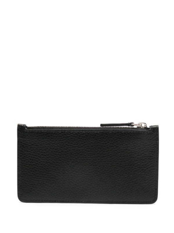 Browns Marni Black Logo-Stitched Leather Card Holder | Browns Wallets & Billfolds