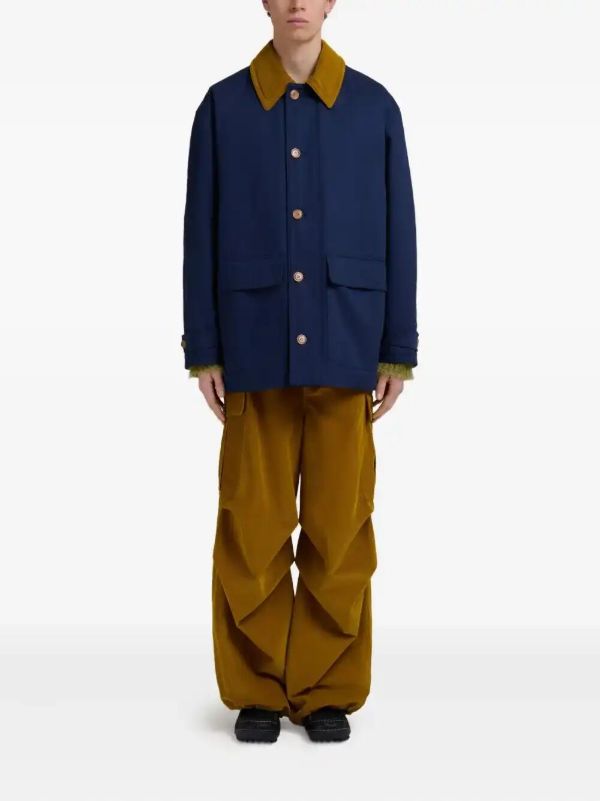 Browns Marni Corduroy-collar Gabardine Parka | Browns Parkas