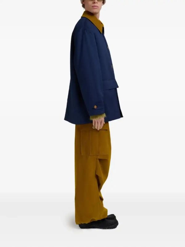 Browns Marni Corduroy-collar Gabardine Parka | Browns Parkas