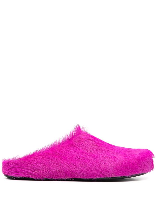 browns Marni Pink Fussbet Sabot Slippers | Browns Slippers