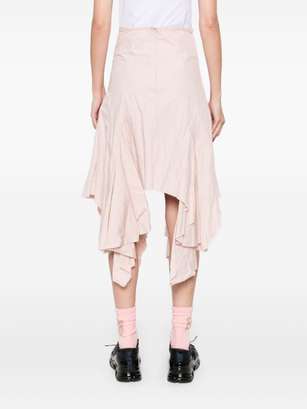 Browns Marques'Almeida Flounce Midi Skirt | Browns Asymmetric & Draped Skirts