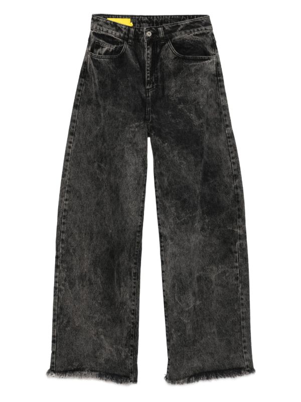 browns Marques'Almeida high-waisted boyfriend jeans | Browns Wide-Leg Jeans