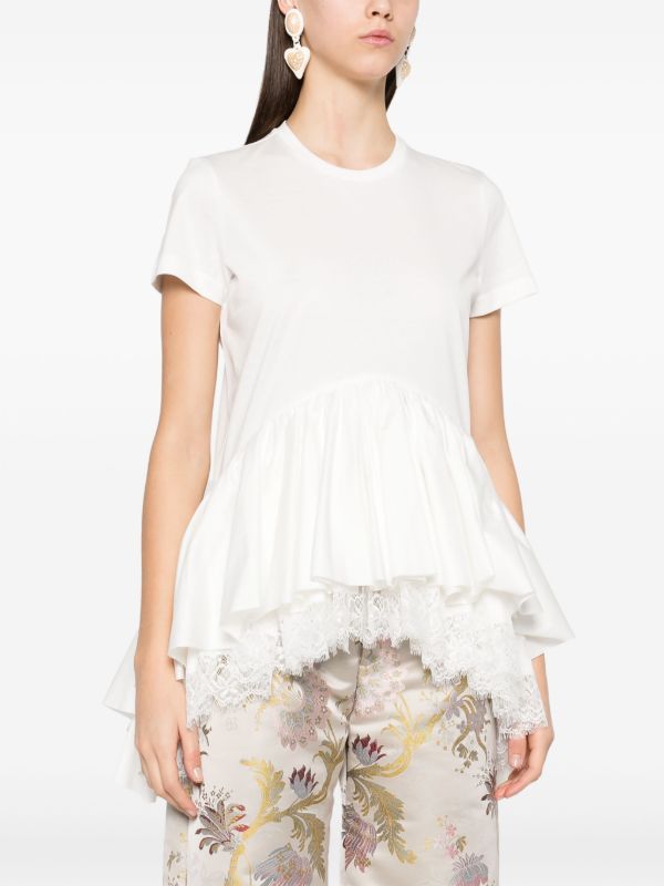 Browns Marques'Almeida Ruffled T-shirt | Browns T-Shirts & Jersey Shirts