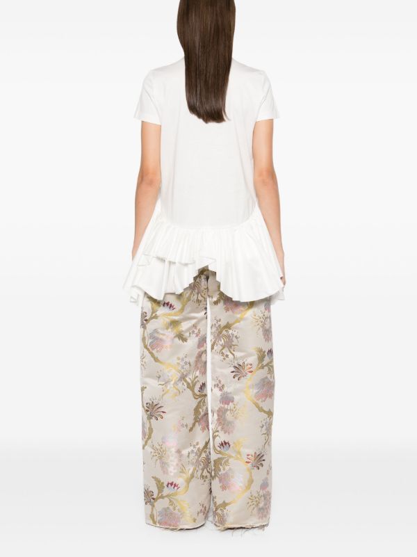Browns Marques'Almeida Ruffled T-shirt | Browns T-Shirts & Jersey Shirts