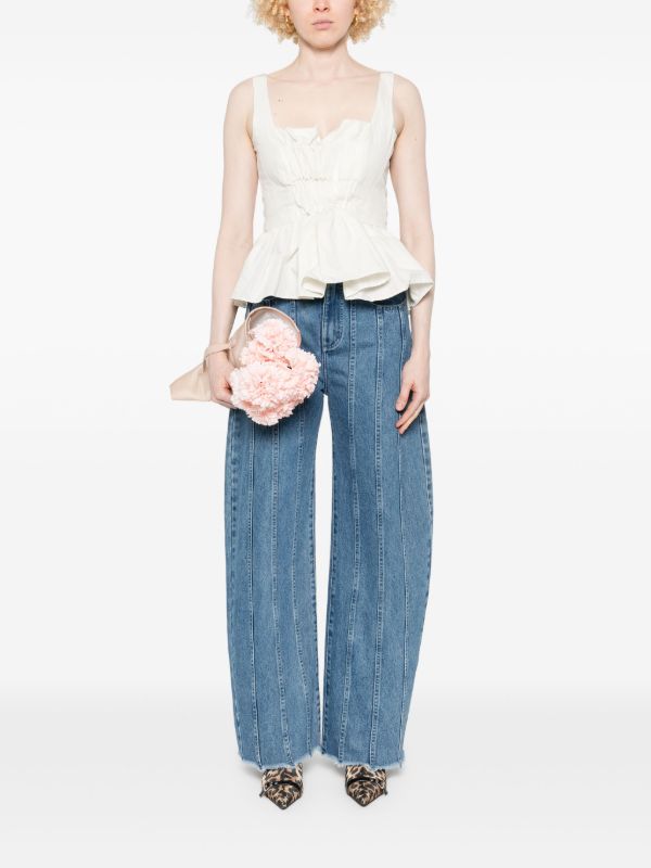 Browns Marques'Almeida Wrinkled Top | Browns Vests & Tank Tops