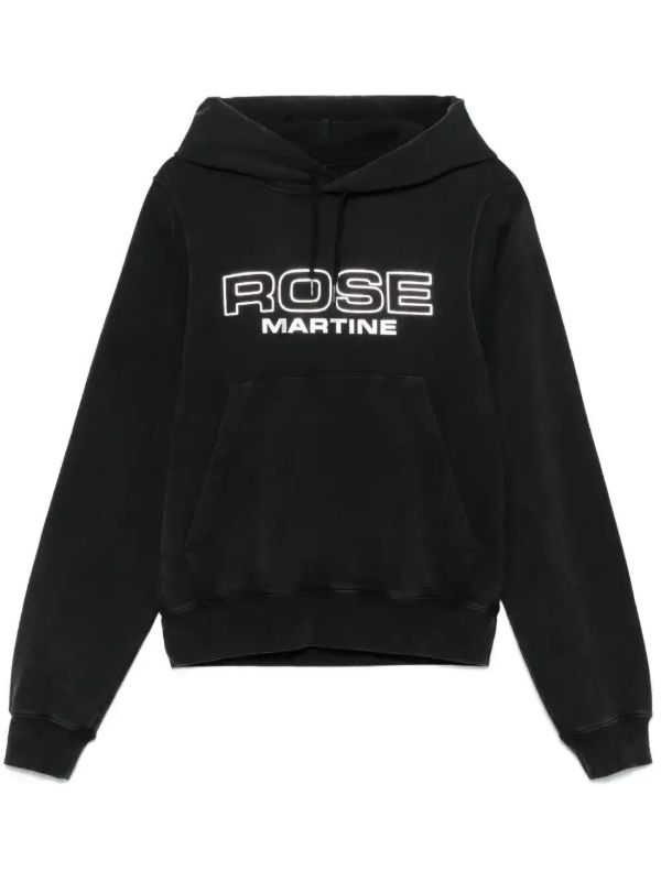 browns Martine Rose logo-print hoodie | Browns Hoodies