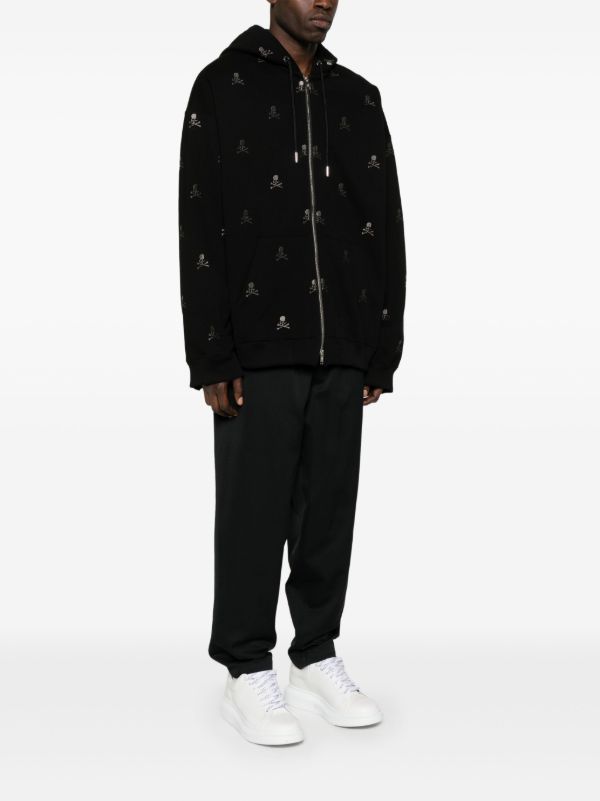 Browns Mastermind Japan Skull-embroidered Hoodie | Browns Hoodies