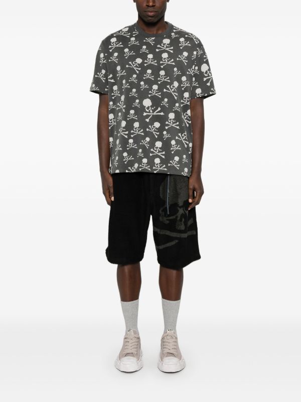 Browns Mastermind Japan Skull-Jacquard Shorts | Browns Track & Running Shorts