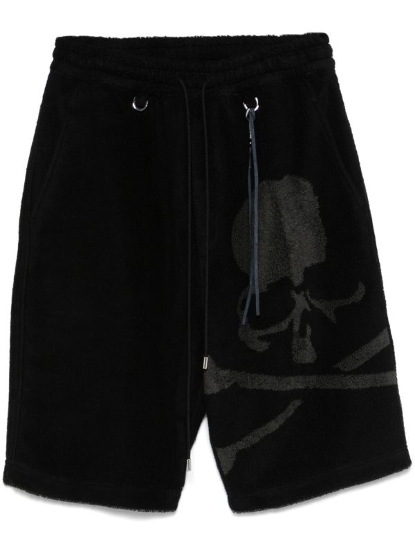browns Mastermind Japan Skull-Jacquard Shorts | Browns Track & Running Shorts