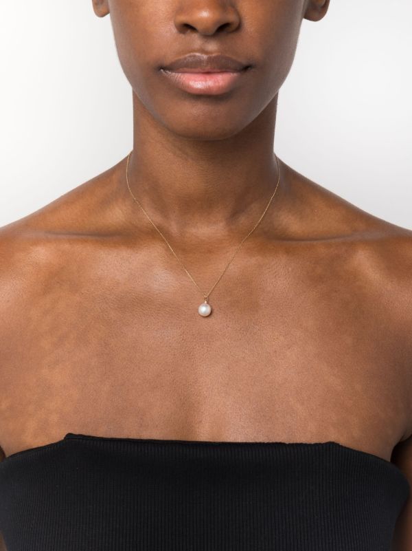 Browns Mateo 14K Yellow Gold Dot Pearl And Diamond Necklace | Browns Fine Necklaces
