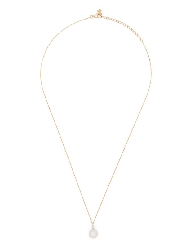 Browns Mateo 14K Yellow Gold Dot Pearl And Diamond Necklace | Browns Fine Necklaces