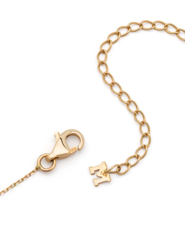 Browns Mateo 14K Yellow Gold Dot Pearl And Diamond Necklace | Browns Fine Necklaces