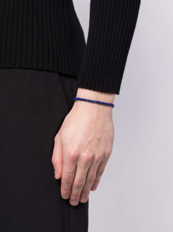 Browns Mateo 14K Yellow Gold Lapis Beaded Bracelet | Browns Bracelets