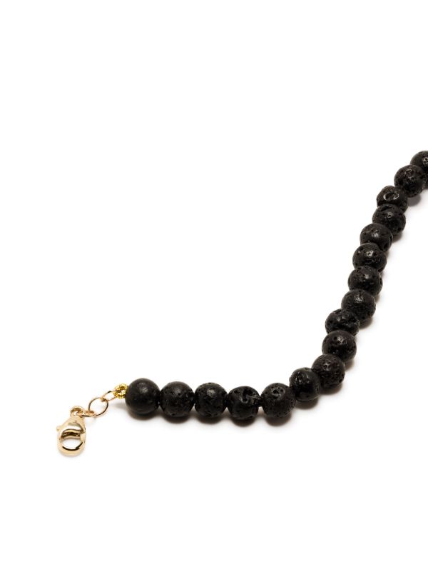 Browns Mateo 14K Yellow Gold Lava Bead Bracelet | Browns Bracelets