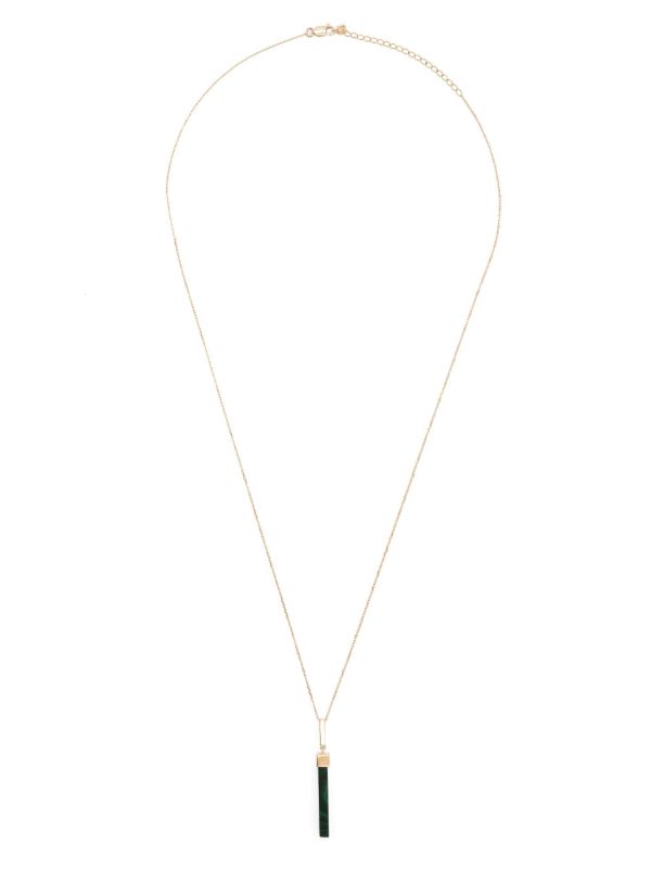 Browns Mateo 14K Yellow Gold Onyx Bar Necklace | Browns Necklaces