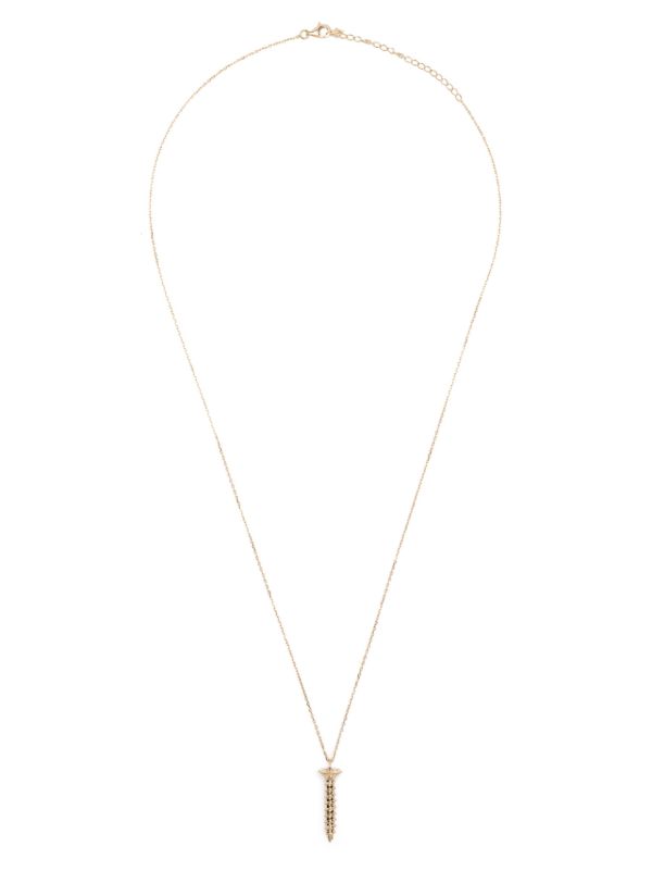 Browns Mateo 14K Yellow Gold Screw Pendant Necklace | Browns Necklaces