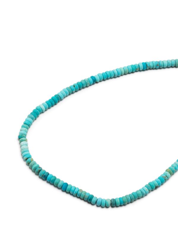 Browns Mateo 14k Yellow Gold Turquoise Bead Necklace | Browns Necklaces