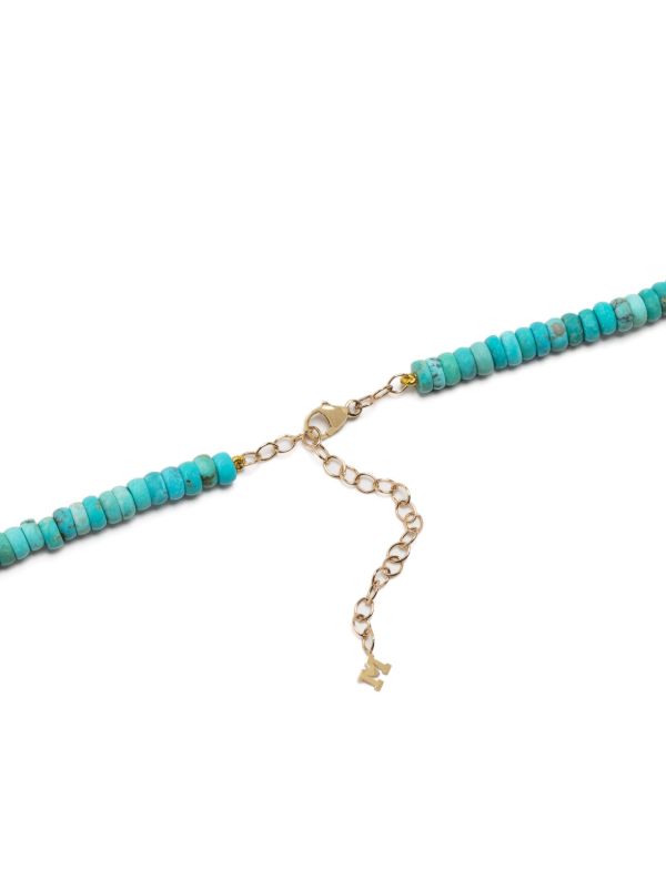 Browns Mateo 14k Yellow Gold Turquoise Bead Necklace | Browns Necklaces