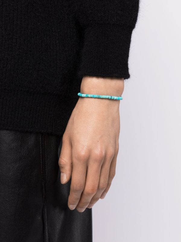 Browns Mateo 14K Yellow Gold Turquoise Beaded Bracelet | Browns Bracelets