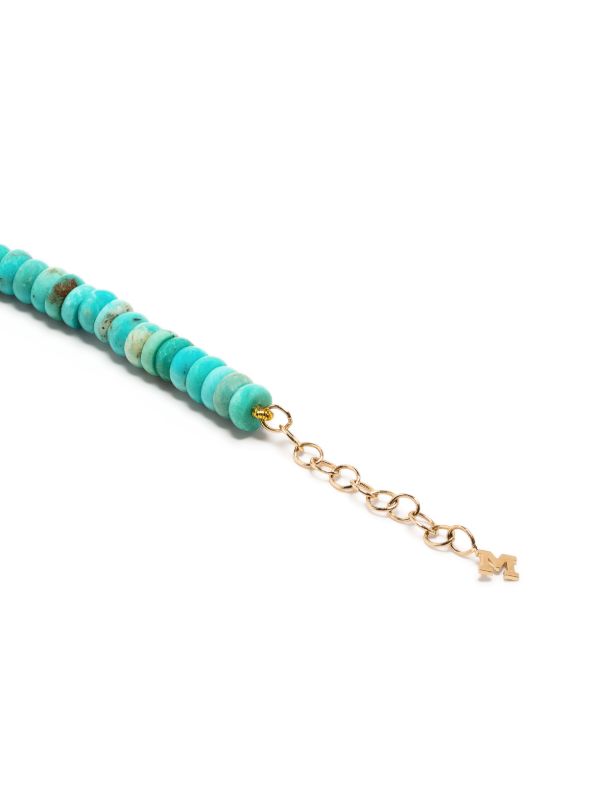 Browns Mateo 14K Yellow Gold Turquoise Beaded Bracelet | Browns Bracelets