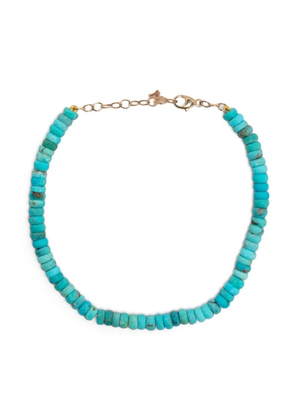 browns Mateo 14K Yellow Gold Turquoise Beaded Bracelet | Browns Bracelets