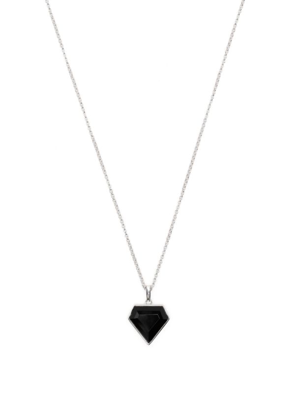 browns Mateo sterling silver Onyx Pentagon Necklace | Browns Necklaces
