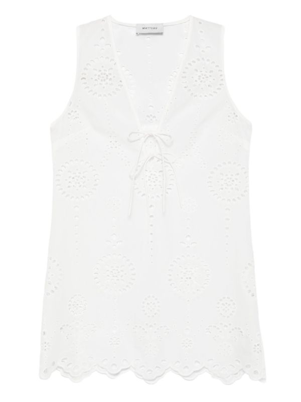browns Matteau broderie anglaise mini dress | Browns Day Dresses