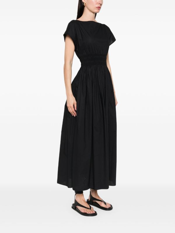 Browns Matteau Shirred-waist Midi Dress | Browns Day Dresses