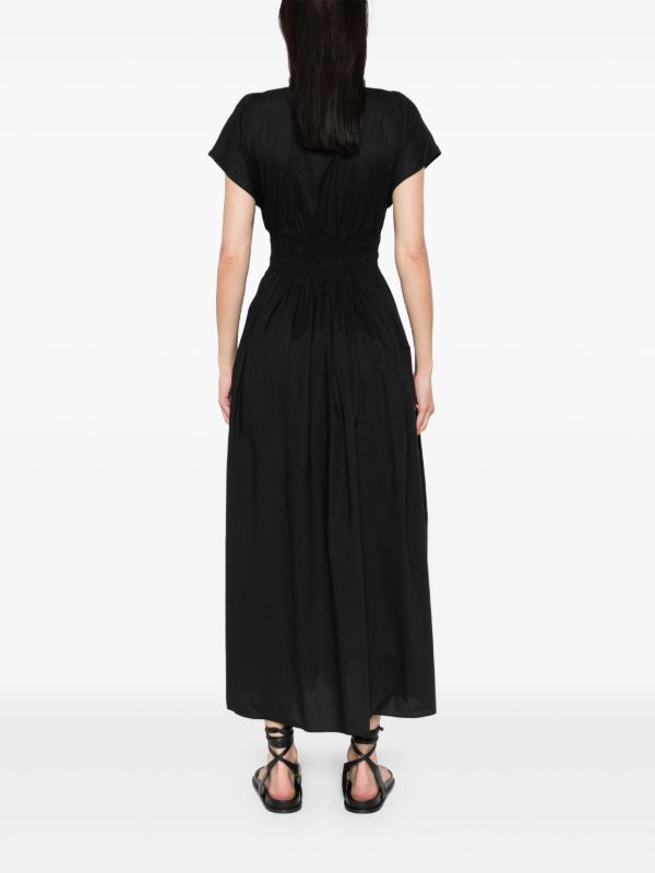 Browns Matteau Shirred-waist Midi Dress | Browns Day Dresses