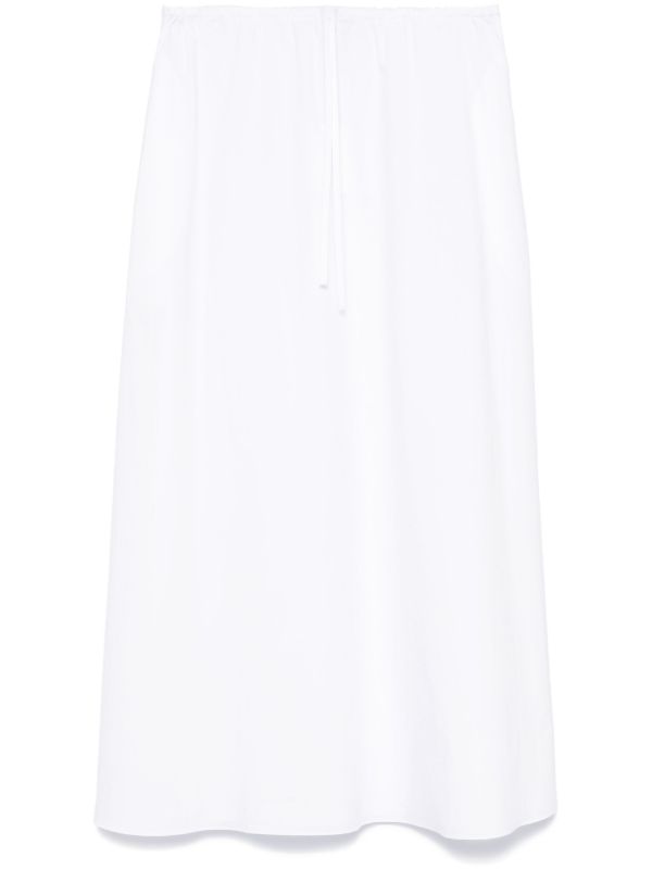 browns Matteau White Drawstring Skirt | Browns A-Line Skirts