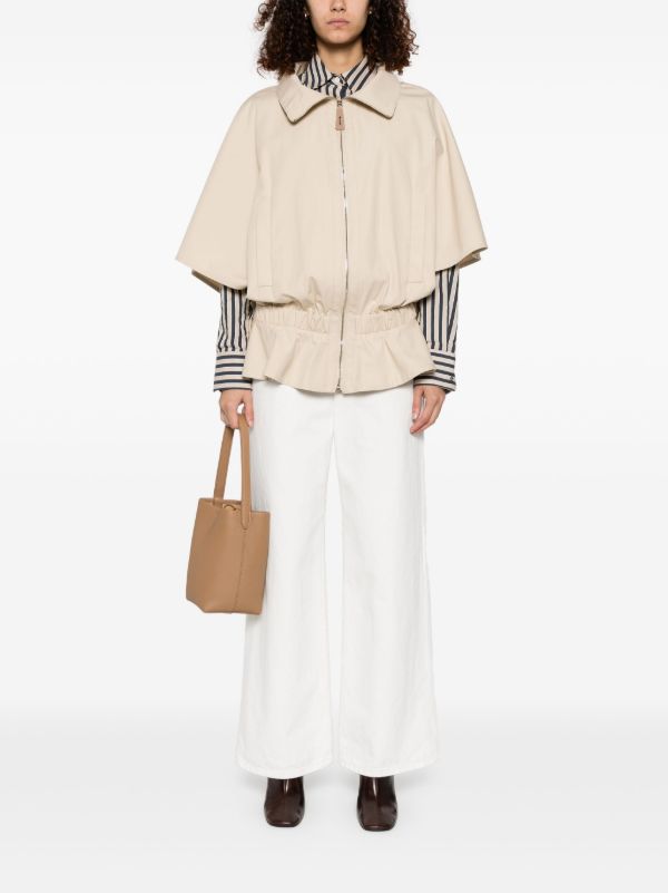 Browns Max Mara Neutrals Chic Jacket | Browns Varsity Jackets