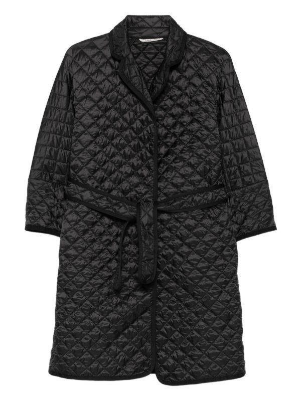 browns Max Mara quilted belted coat | Browns Single Breasted Coats