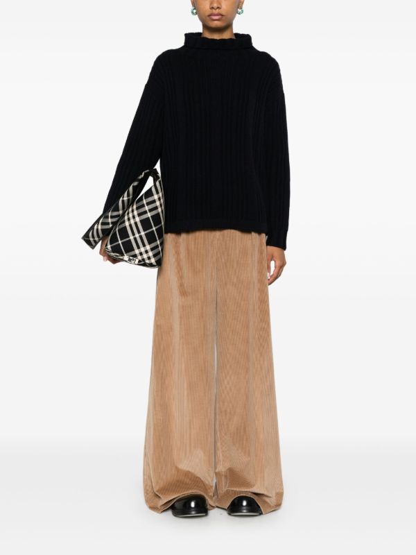 Browns Max Mara Rib-Knit Roll-Neck Sweater | Browns Knitted Sweaters