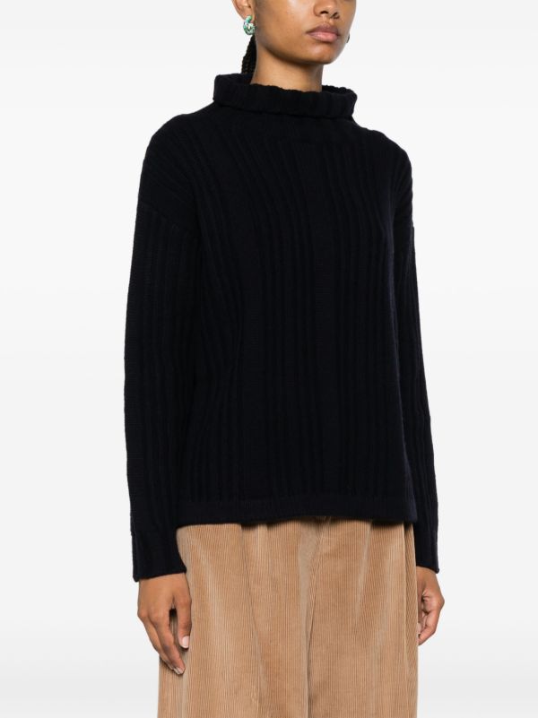 Browns Max Mara Rib-Knit Roll-Neck Sweater | Browns Knitted Sweaters