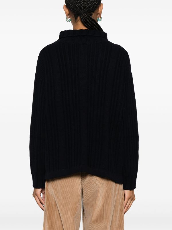 Browns Max Mara Rib-Knit Roll-Neck Sweater | Browns Knitted Sweaters