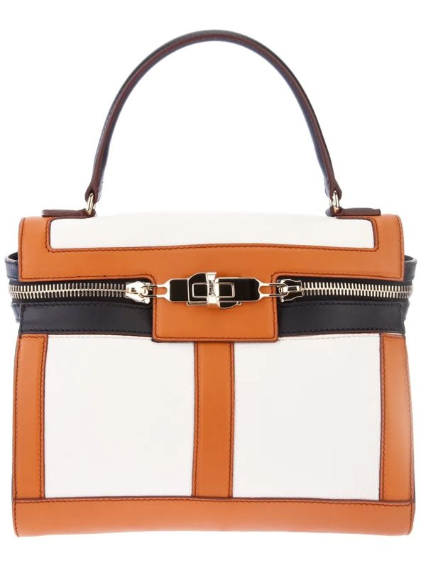 browns Max Mara tri-colour zip up tote | Browns Shoulder Bags