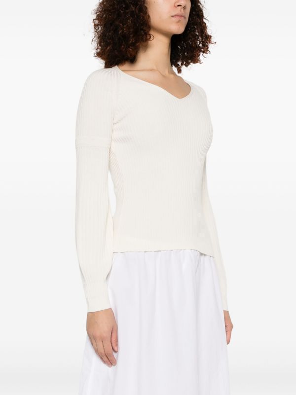 Browns Max Mara White Gioiosa Sweater | Browns Knitted Sweaters