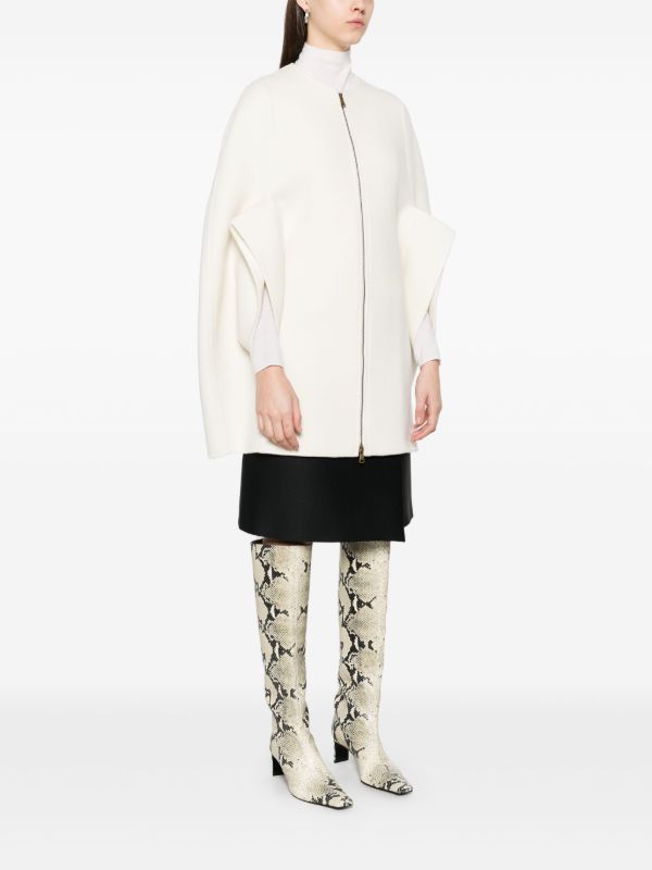 Browns Max Mara White Placido Coat | Browns Single Breasted Coats