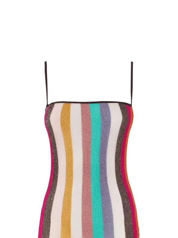 Browns Missoni Blue Striped Knitted Dress | Browns Beach Dresses