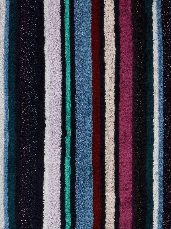 Browns Missoni Home Blue Chandler Striped Cotton Robe | Browns Towels