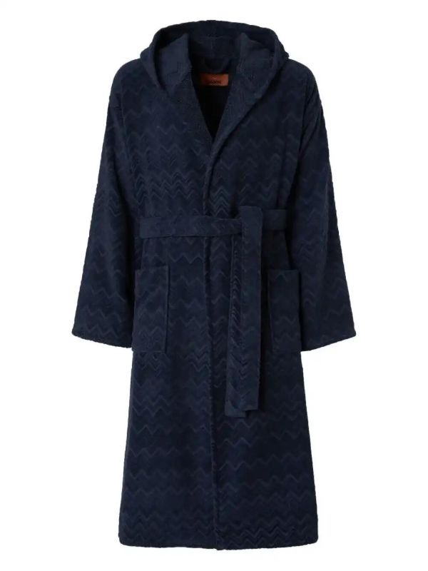 browns Missoni Home Chalk Bathrobe | Browns Dressing Gowns & Robes