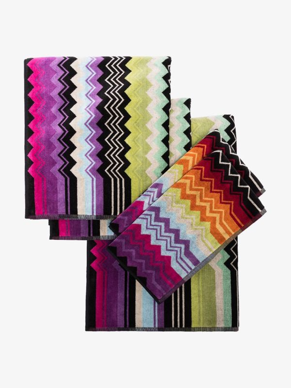 browns Missoni Home Giacomo cotton 5-set towel | Browns Towels